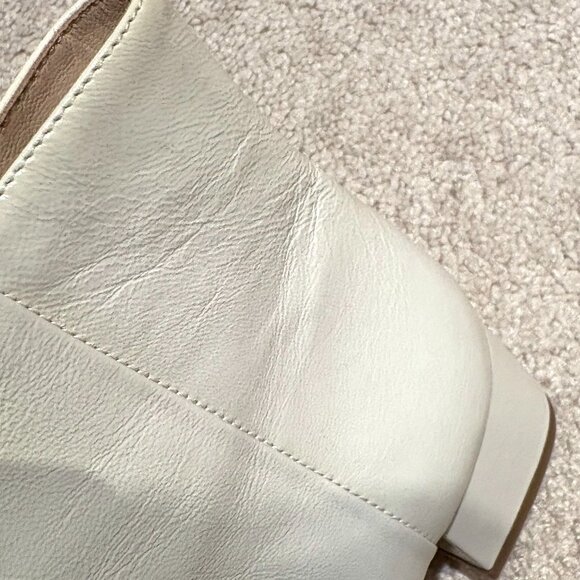 Loeffler Randall White Leather Chelsea Boots - Picture 7 of 10